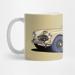 Austin-Healey 3000 in golden beige metallic Mug